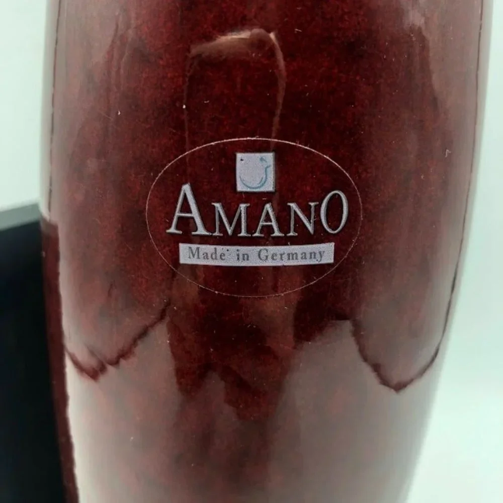 AMANO Made in Germany Scheurich RARE Red Oxblood Vase Pier 1 Imports Décor
